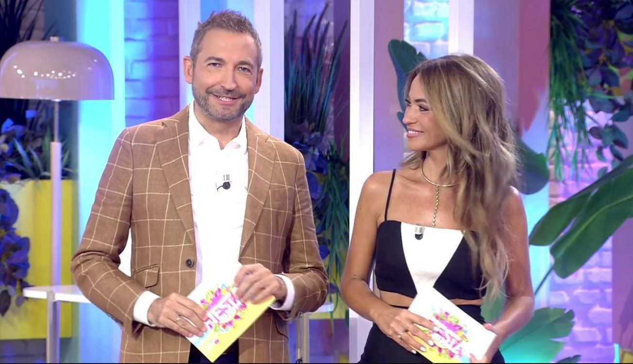  María Verdoy y Frank Blanco, presentadores de 'Fiesta'. Telecinco