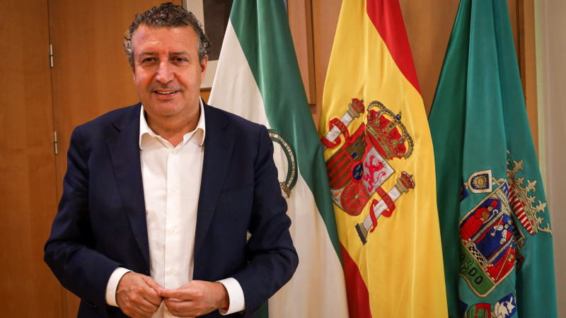 Javier Fernández de los Ríos, presidente de la Diputación de Sevilla. Javier Fernández de los Ríos, presidente de la Diputación de Sevilla.