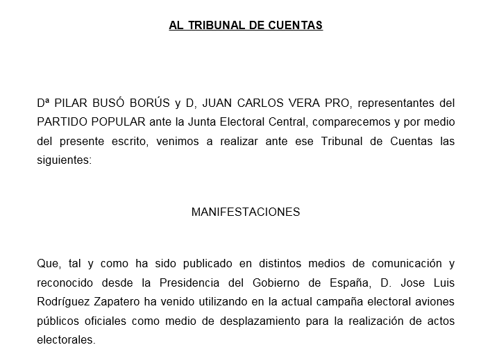 El ‘nuevo’ dos del PP Madrid, que viajó con familia a Miami vía Gürtel, criticó a ZP por usar el avión oficial