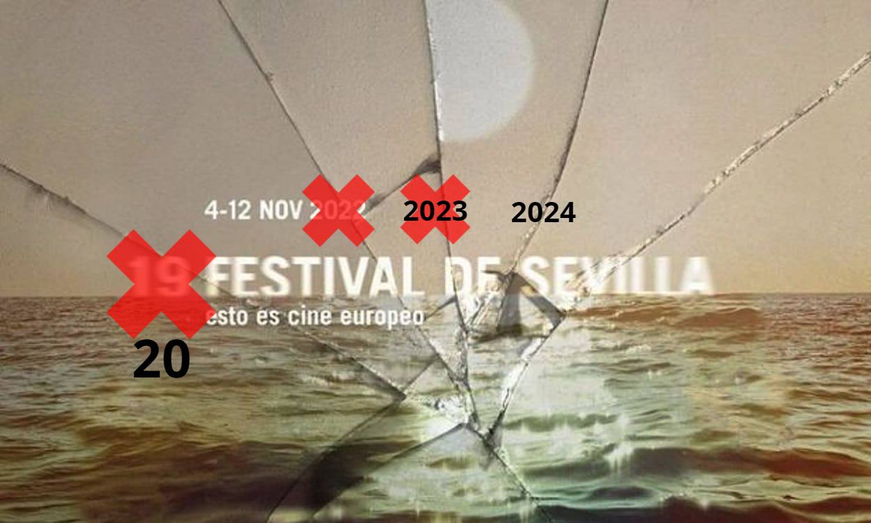 Cartel del Festival de Cine Europeo de Sevilla del 2022. Elaboración propia
