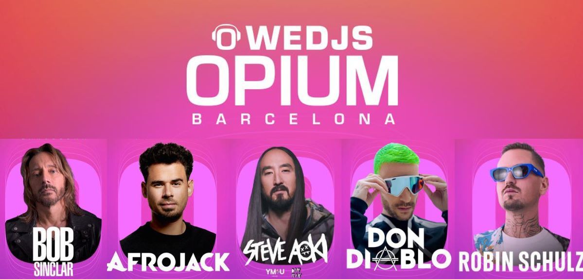 Bob Sinclair y Steve Aoki, cabezas de cartel de la recta final de ‘Wedjs’ en Opium Barcelona