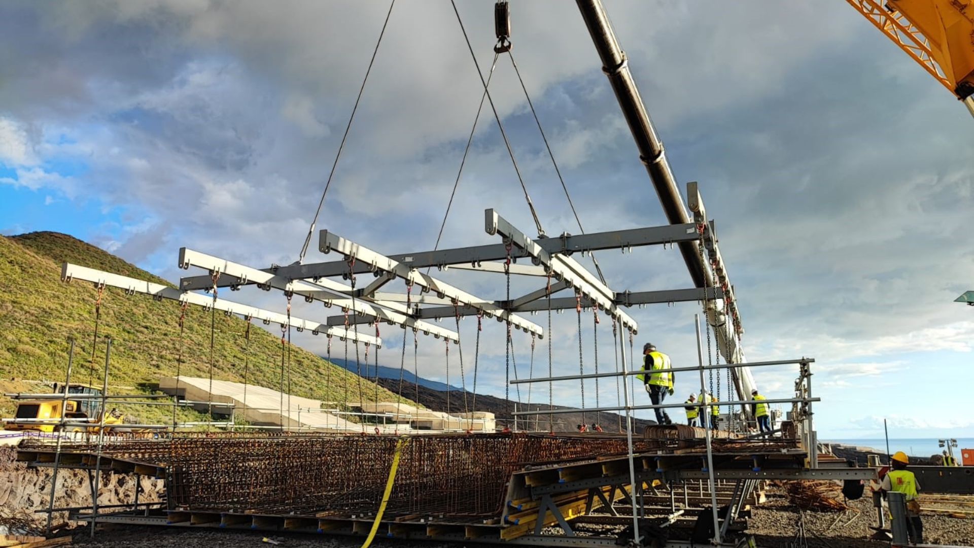 Así es el viaducto de la nueva carretera de La Palma