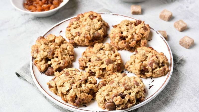 galletas avenas pasas recetas pasas