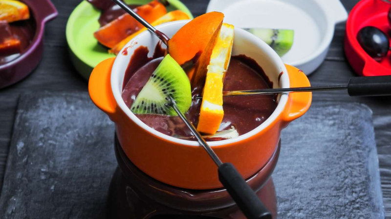 fondue chocolate frutas