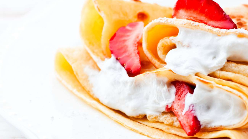 crepe fresa nata receta