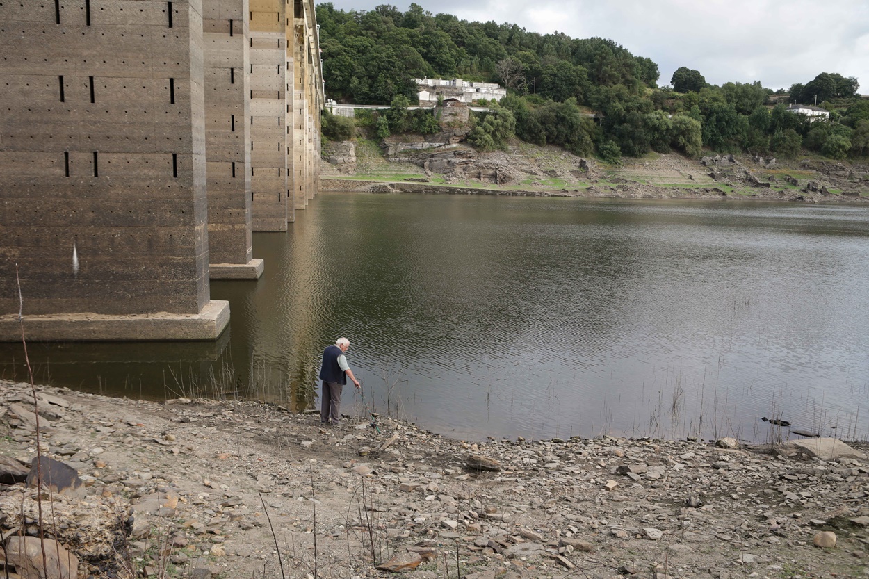 Embalse de Belesar en el Río Miño a su paso por Lugo (Foto: Europa Press).