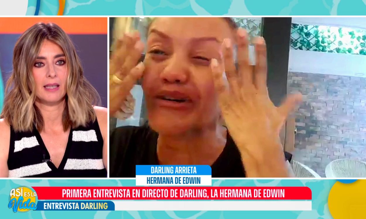 Darling Arrieta, hermana del asesinado a manos de Daniel Sancho, explota entre lágrimas en Telecinco. Mediaset España