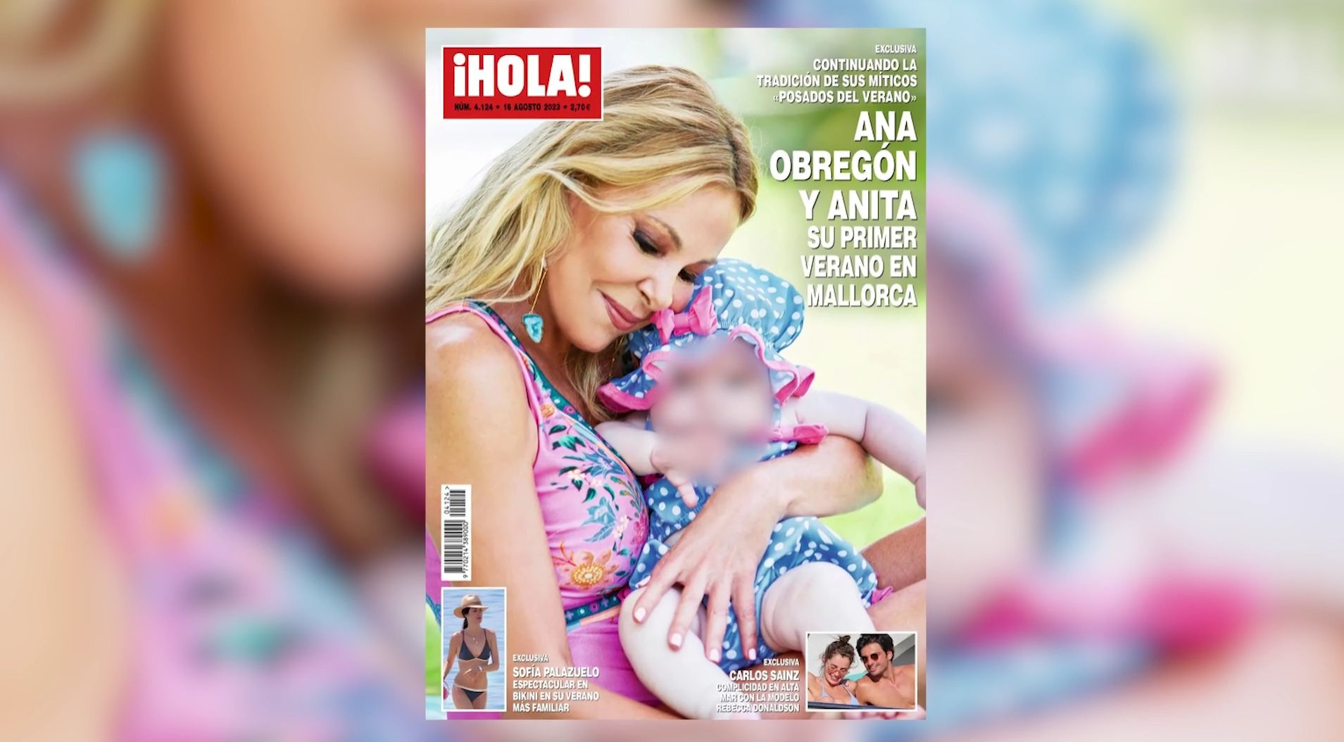 Ana Obregón en la portada de Hola con su nieta Anita