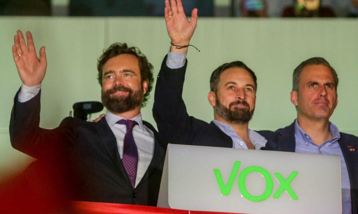 Iván Espinosa de los Monteros, Santiago Abascal y Javier Ortega Smith