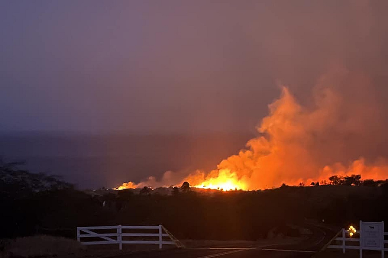 Incendios forestales en Hawái. EP
