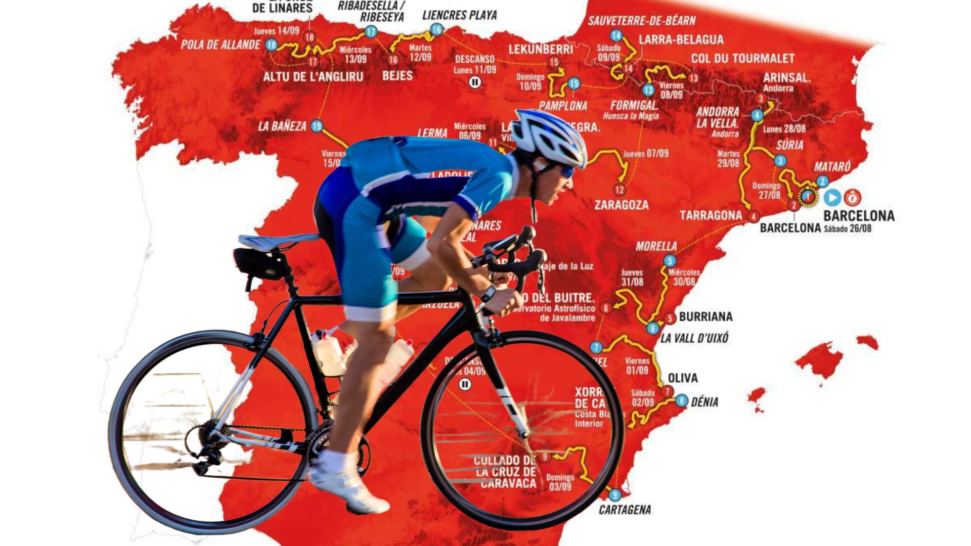 Este el recorrido de la Vuelta a España 2023