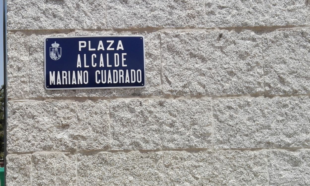Plaza del alcalde Mariano Cuadrado, en Torrelodones (Madrid). Imagen cedida.