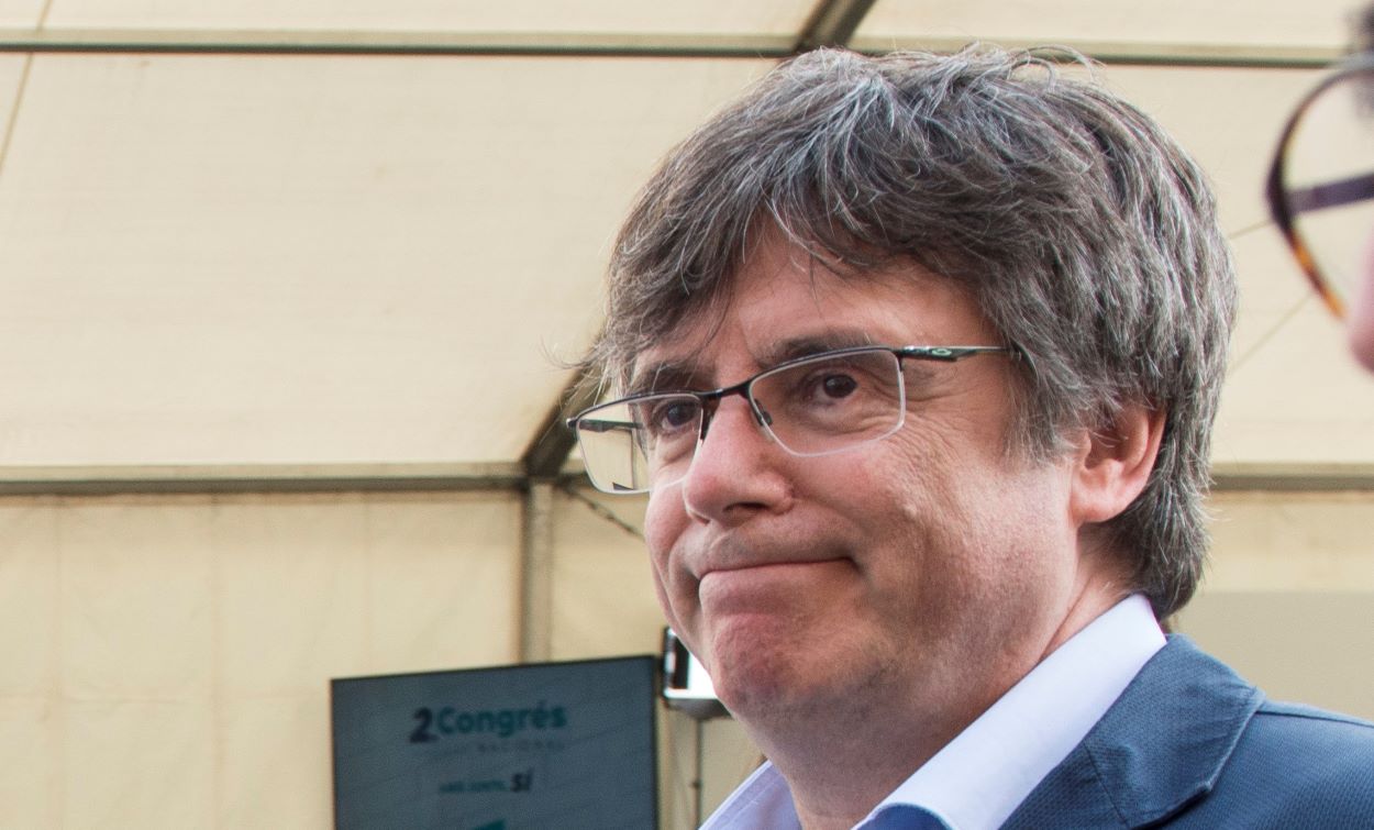 El líder de Junts per Catalunya, Carles Puigdemont, en Argelès sur Mer en 2022. EP