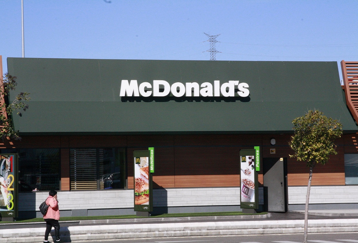 Imagen de archivo de un Mc Donald's