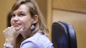 Leire Pajín en el Senado. Archivo 