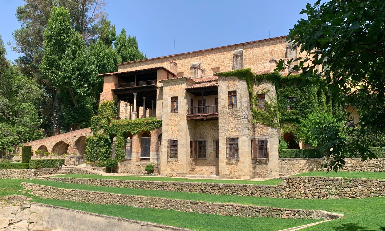 Vista desde los jardines del Monasterio de San Jerónimo de Yuste, Cáceres. Irene G. Domínguez