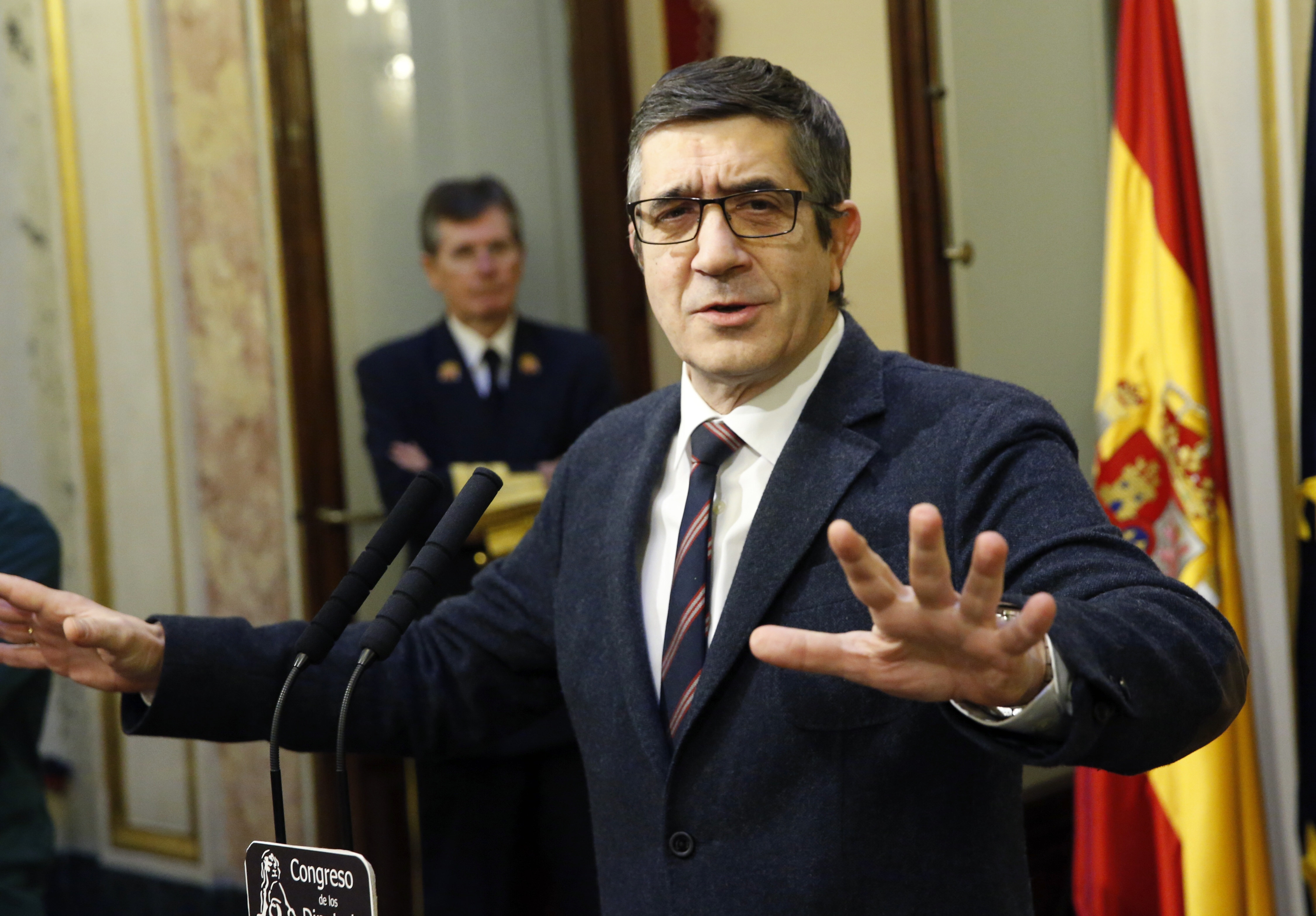 El presidente del Congreso, Patxi López