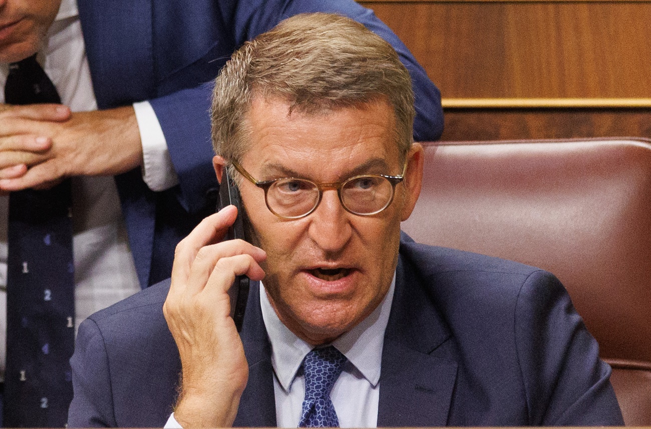 Alberto Núñez Feijóo en el Congreso de los Diputados