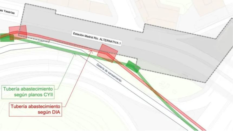 Manipulación de los planos, según Más Madrid