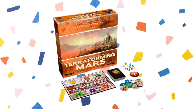 "Terraforming Mars" es un juego de mesa para adultos
