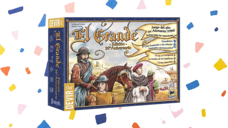 Este es el pack de "El Grande", un buen juego de mesa