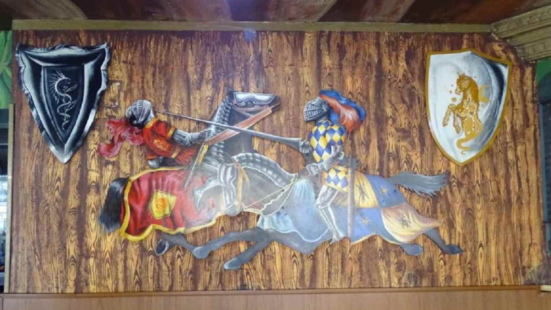 Decoración de El Tuno, el bar de Zaragoza donde ha ido de tapas la princesa Leonor. Facebook Decoración de El Tuno, el bar de Zaragoza donde ha ido de tapas la princesa Leonor. Facebook