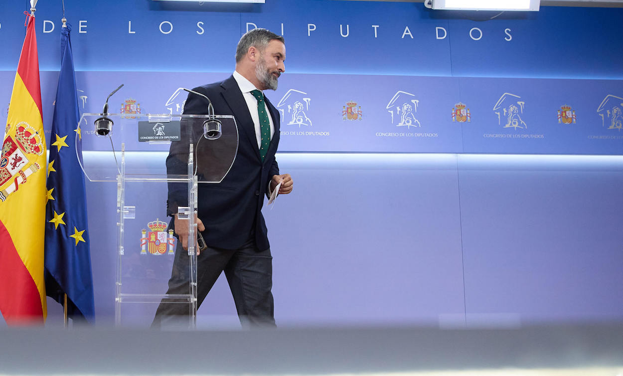 Abascal se pronuncia sobre la dimisión de Rubiales. EP