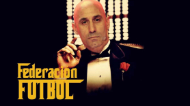 El presidente de la RFEF, Luis Rubiales, suspendido por la FIFA y en proceso de inhabilitación. 