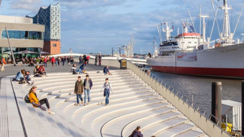 Sistema innovador de contención de aguas en Hamburgo