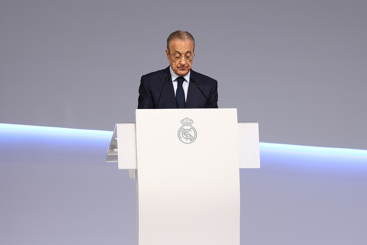 El presidente del Real Madrid, Florentino Pérez, en una imagen de archivo. EP.