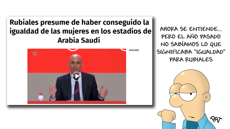 La igualdad de Rubiales La igualdad de Rubiales