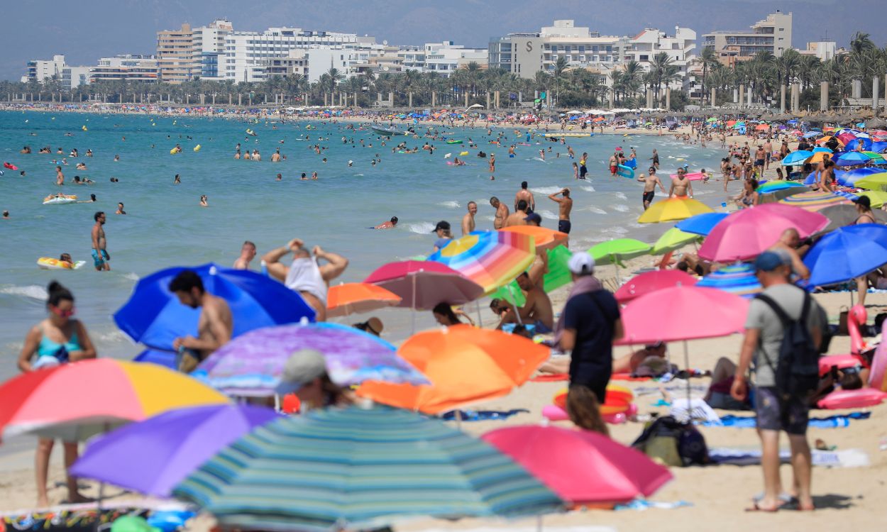 Imagen de la playa de Cala Mayor en Palma de Mallorca