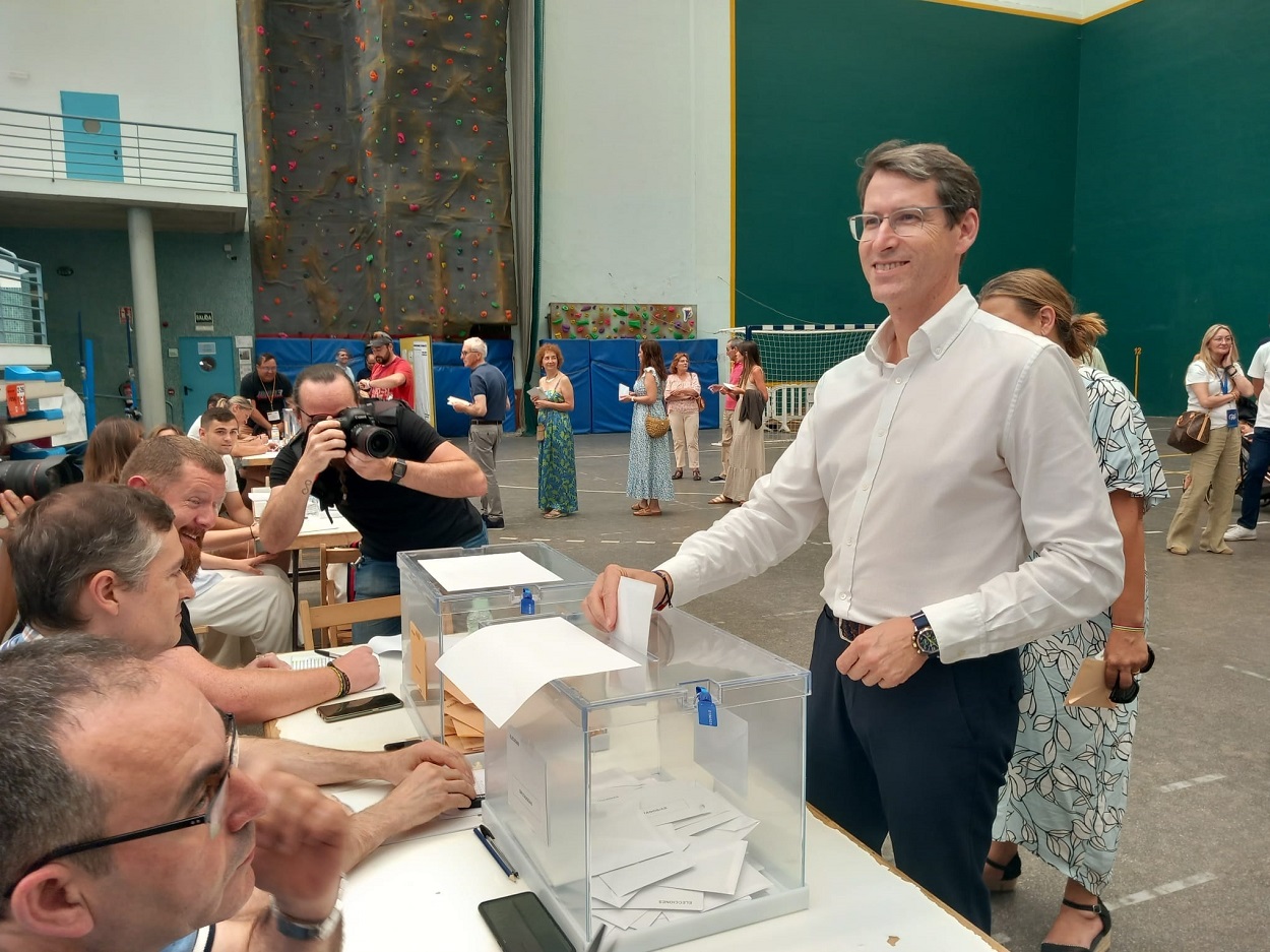 El presidente del Gobierno de La Rioja, Gonzalo Capellán, en una imagen de archivo. EP.