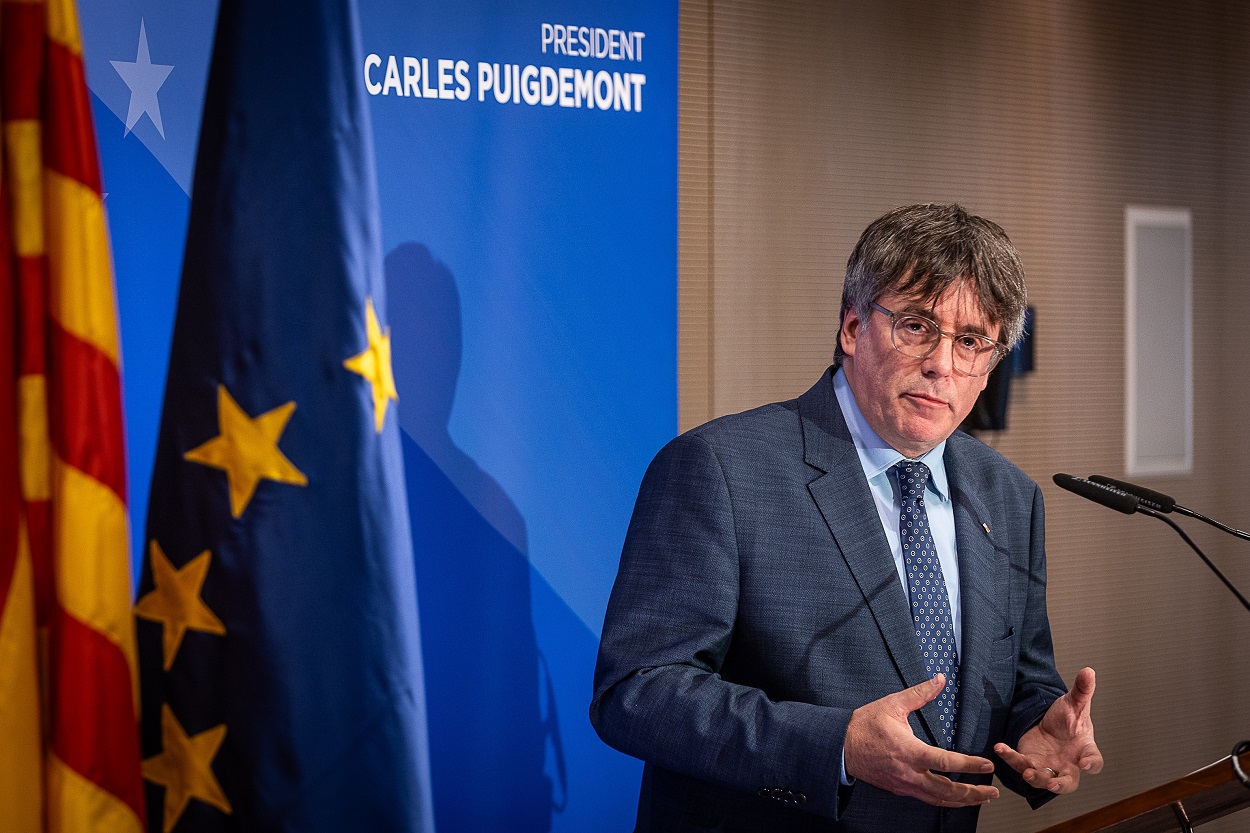 El expresidente de Cataluña, Carles Puigdemont, en una imagen de archivo. EP