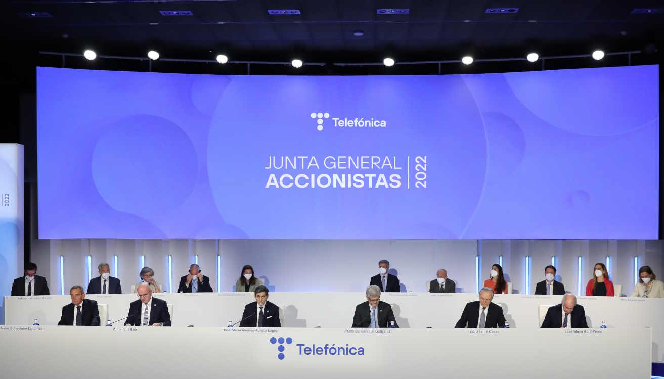 Junta General de Accionistas de Telefónica. EP