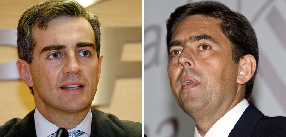 El exsecretario regional del PP Ricardo Costa y y el exvicepresidente del Consell Vicente Rambla