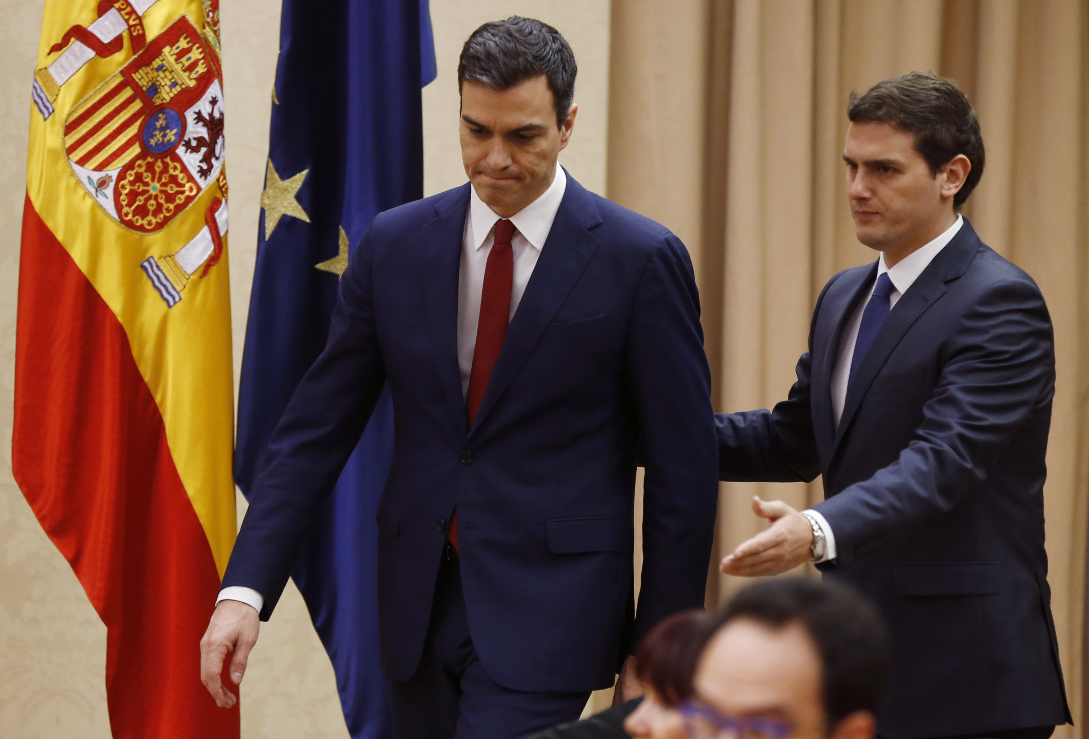 Pedro Sánchez y Albert Rivera en una imagen de archivo