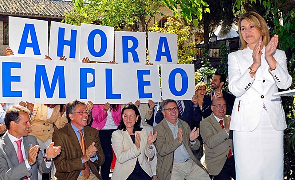 La responsable del PP de C-LM en un acto celebrado en 2011 en Toledo. (Foto: Flickr PP-CLM)