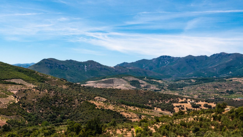 Vista panorámica del Parque Nacional de las Batuecas Sierra de Francia ubicado en Salamanca. Canva