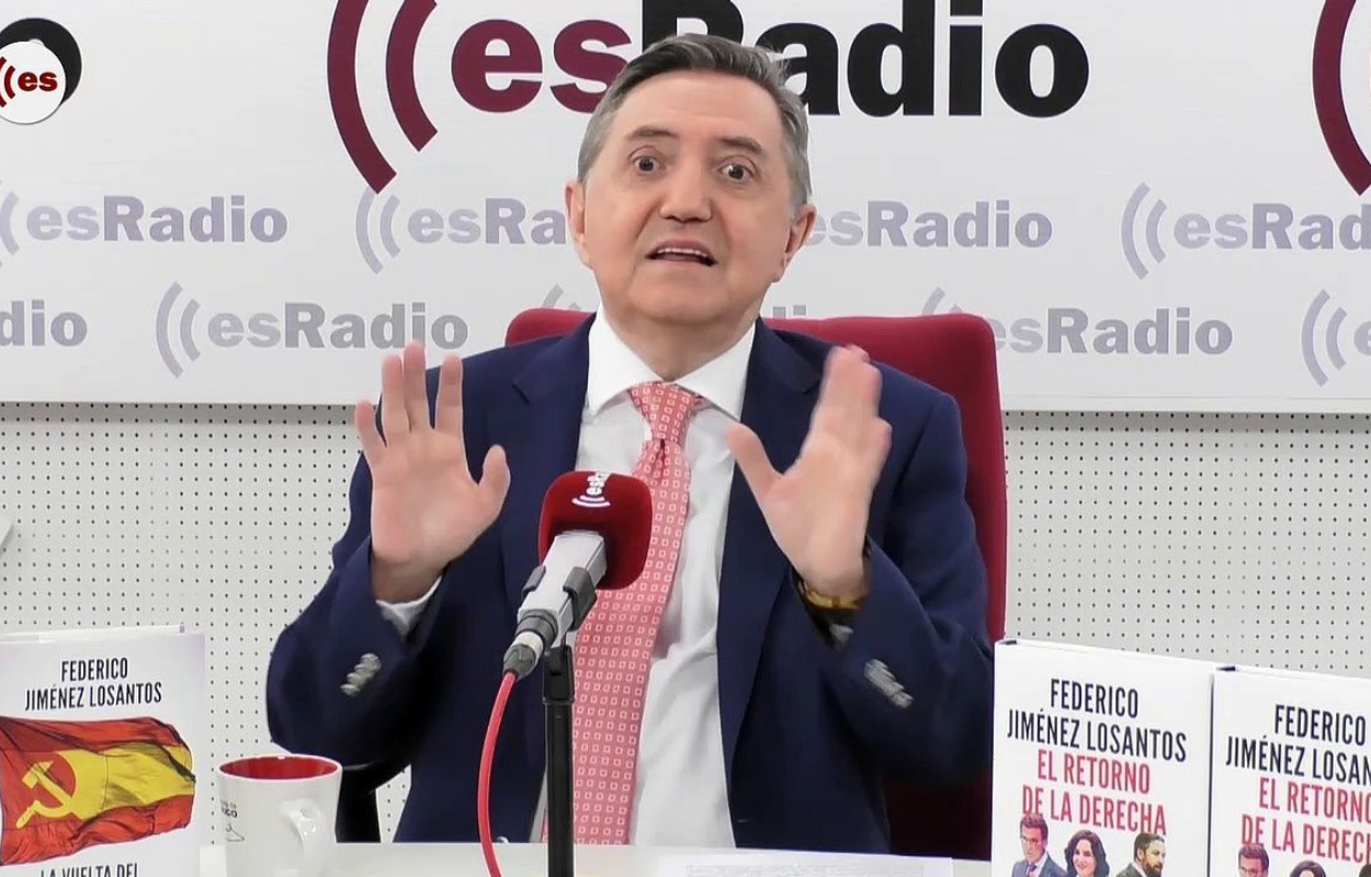 Federico Jiménez Losantos durante su tertulia. ESRADIO