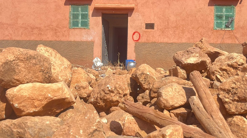 Casas en pie que hay que demoler en Marruecos. Gonzalo Wancha