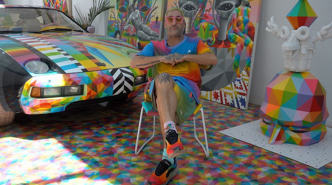 Okuda San Miguel, el artista multidisciplinar que lleva su fantasía de geometría y color por todo el mundo