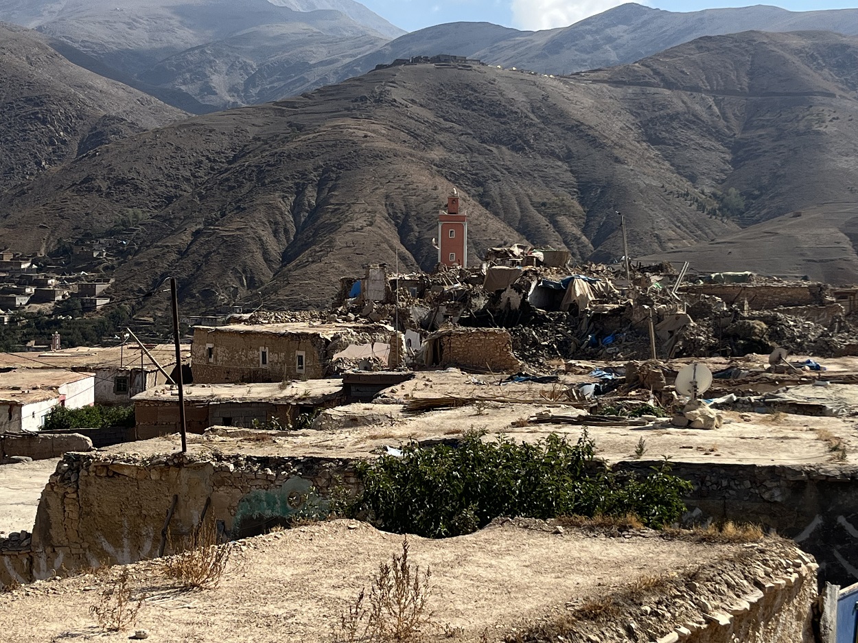 Escombros tras el terremoto de Marruecos. Gonzalo Wancha