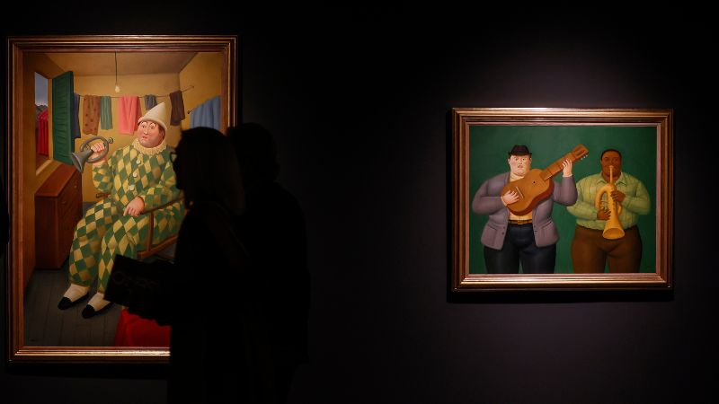 Exposición ‘Sensualidad y melancolía’ del artista Fernando Botero. EP.