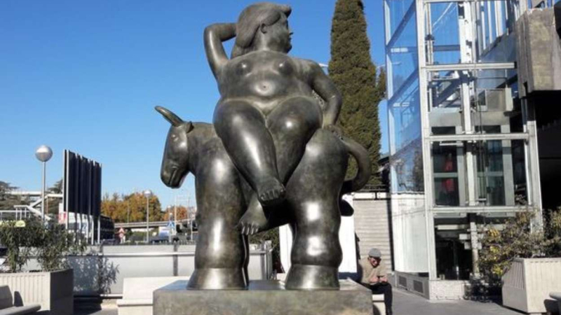 "El rapto de Europa" de Fernando Botero, en Madrid