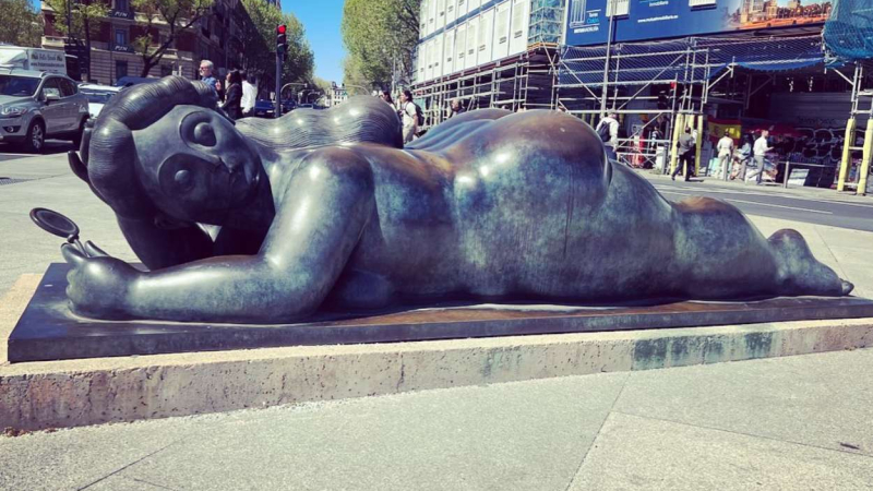 Una de las esculturas más conocidas de Fernando Botero en Madrid