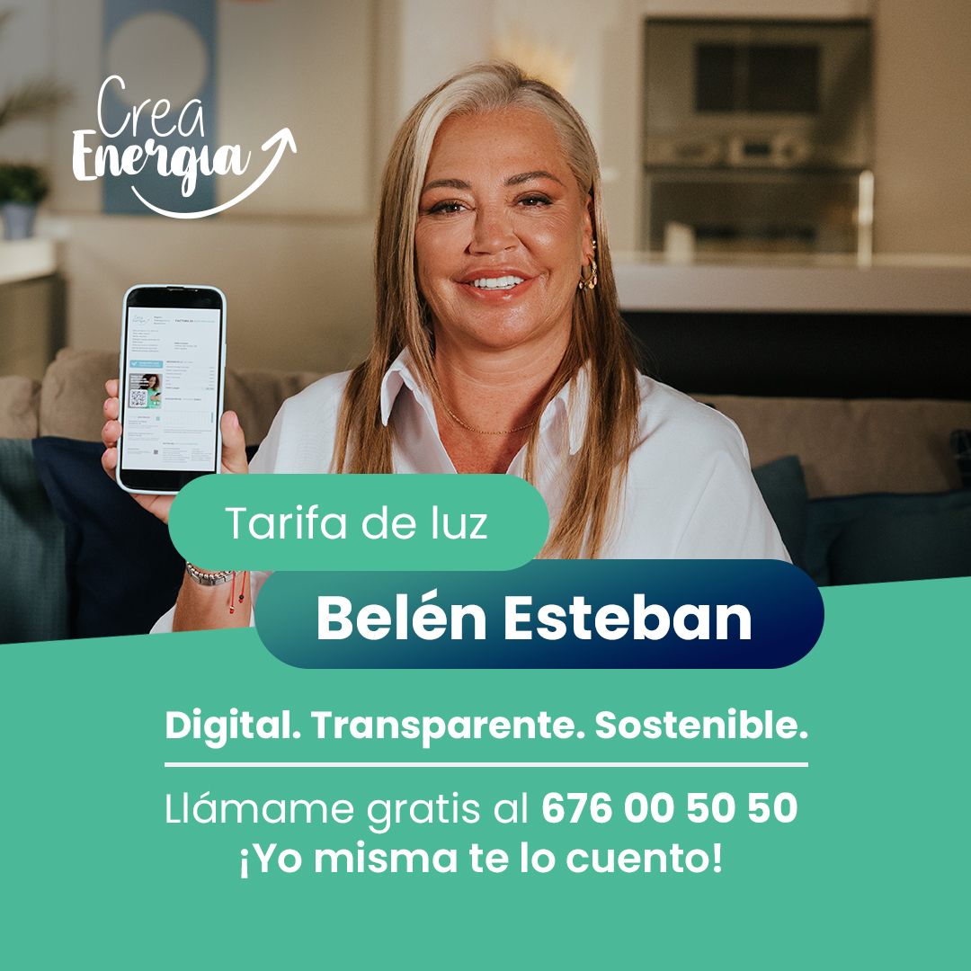 Belén Esteban, imagen de la campaña | Foto de CreaEnergia
