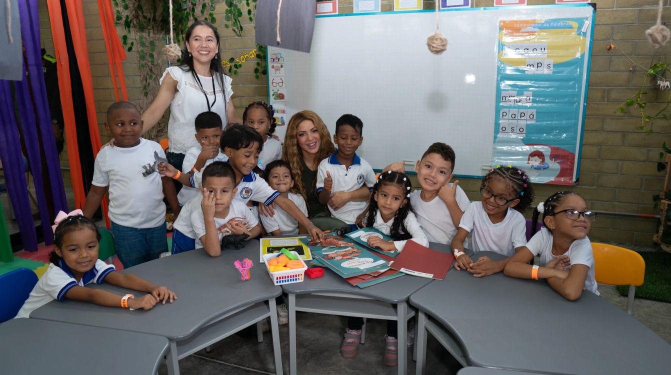 Shakira ha inaugurado una nueva escuela Pies Descalzos en Barranquilla