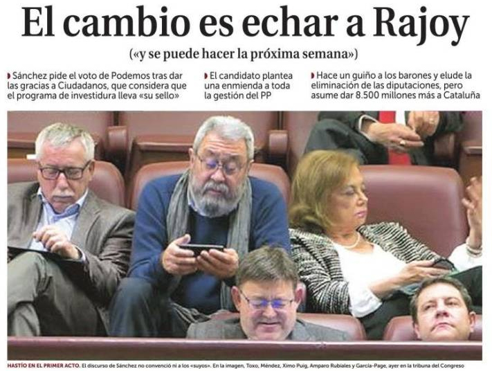 Portada de La Razón