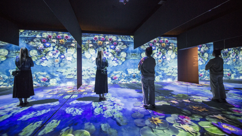 Experiencia inmersiva en la exposición de Monet. CentroCentro.
